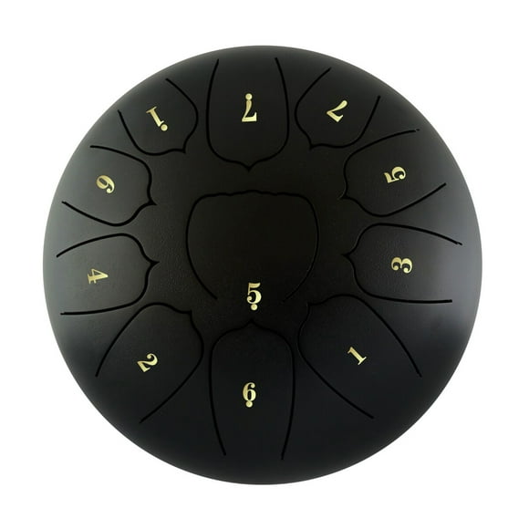 6 Inch Steel Tongue Drum 11 Notes Handpan Drum with Drum Mallet Finger Picks Percussion