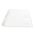 thumbnail image 1 of Alfombra de felpa suave para silla, funda de sofá, alfombra de piso esponjosa artificial para dormitorio, sala de estar para niños, color blanco Yuarrent LF000013-01B, 1 of 7