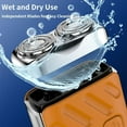 thumbnail image 4 of 2025 New Meigline Mini Shaver,Digital Display Ipx7 Waterproof Floating Blade Razor,Small Steel Cannon Suspended USB Fast Charging, 4 of 9