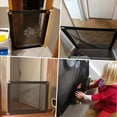 thumbnail image 5 of Magic Pet Gate 39.3" x 31.5" Puerta de malla de seguridad para perros y gatos Barreras de pantalla portátiles para cachorros para escaleras, puertas y pasillos, 5 of 5
