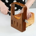 thumbnail image 1 of Foldable Bread Slicer Loaf Cutting Mold with 4 Thickness, 1 of 5