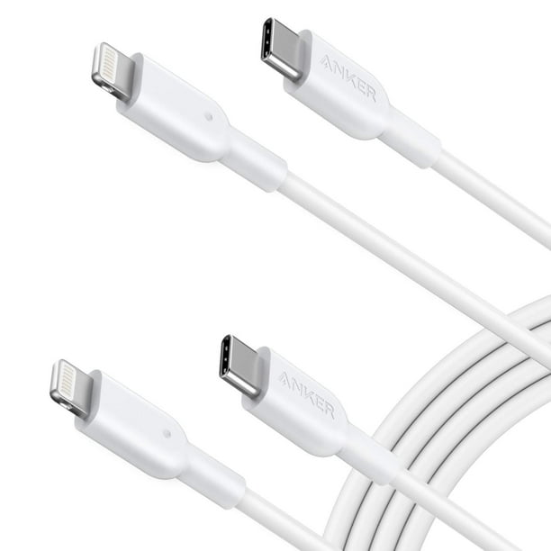 Anker USB C to Lightning Cable [6ft, 2Pack] Powerline II, Supports