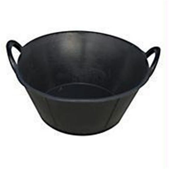 Miller Mfg Co Inc Baignoire en Caoutchouc avec Poignées - Noir 6,5 Gallons - DF650D