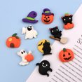 thumbnail image 2 of 50pcs Ornamentos de resina de Halloween Charmas de resina con temas de Halloween Artesanía de resina de bricolaje, 2 of 5