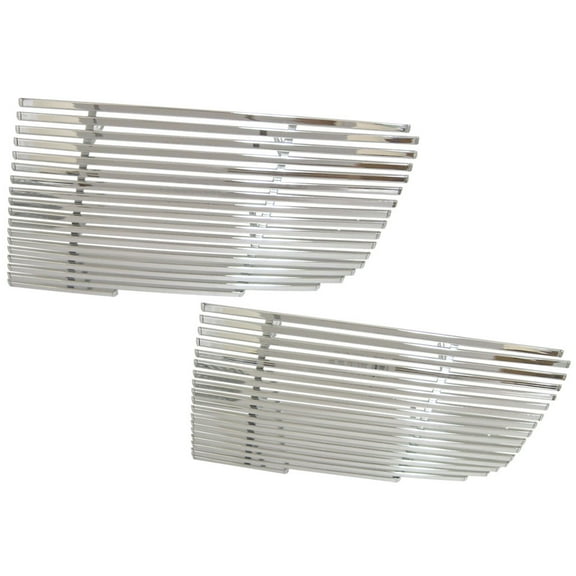 Ikon Motorsports Compatible with 04-06 Nissan Maxima Stainless Steel Chrome Front Billet Grille Grill 2004 2005 2006