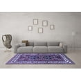 thumbnail image 3 of Ahgly Company Indoor Rectangle Persian Blue Traditional Area Rugs, 3' x 5', 3 of 4
