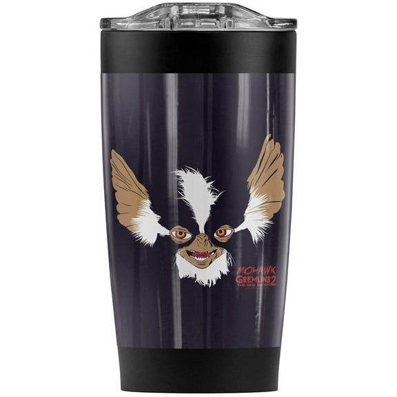 Gremlins Mohawk Stainless Steel Tumbler 20 oz Coffee Travel Mug/Cup, Vacuum Insulated & Double Wall with Leakproof Sliding Lid | Great for Hot Drinks and Cold Beverages