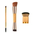 thumbnail image 3 of Raindrops Professional Makeup Brush Set with Bamboo Handles and Nylon Bristles for Daily and Assorted Colors, 3 of 8