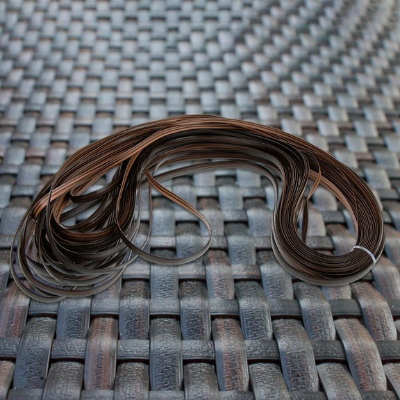 Worgeous 1 Roll Weaving Rattan Strips For Diy Enthusiasts Furniture Repair Coffee Color