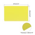 thumbnail image 2 of Uxcell Blank Cards, 15 Mil Graphic Quality Yellow Plastic Cards for Photo ID Badge Printer, 40 Pack, 2 of 5