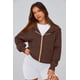 thumbnail image 3 of Sudadera con Capucha PRETTYGARDEN con Cierre Marrón Café Talla S, 3 of 8