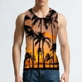 thumbnail image 3 of DDAPJ pyju Mens Beach Tank Tops for Big Men,Palm Tree Tanks Tops for Mens Cool Printed Graphic Sleeveless Tank Top Muscle Shirt for Workout Gym Jogging, 3 of 5