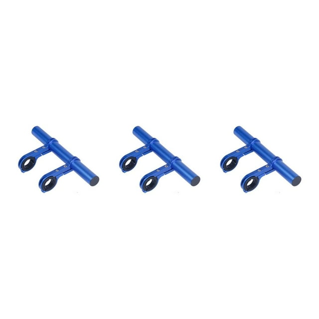 Guardoinrt Vélo Guidon Rallonge Poignée Barre Extension Monter Lampe Support de Téléphone 10cm Tube Rouge Bleu 20cm 3Set
