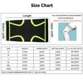 thumbnail image 5 of 2 Pack Knee Brace Knee Compression Sleeve for Running Exercise Joint Pain Relief Plus Size Unbranded, 5 of 8