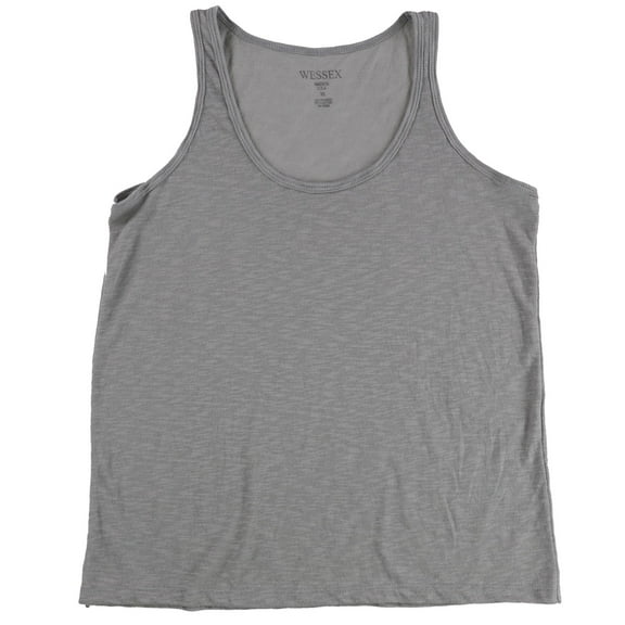 WESSEX Womens Heathered Tank Top, Grey, X-Small