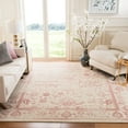 thumbnail image 3 of SAFAVIEH Adirondack Wyatt Traditional Area Rug, Ivory/Rose, 7' x 7' Square, 3 of 7