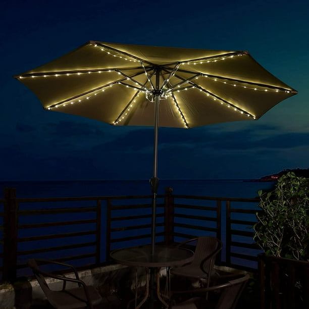 Umbrella string cheap lights battery operated