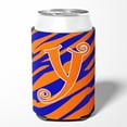 thumbnail image 2 of Carolines Treasures CJ1036-YCC Letter Y Initial Monogram - Tiger Stripe Blue And Orange Can Or Bottle  Hugger, 2 of 5