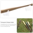 thumbnail image 4 of 2pcs Acrylic Baseball Bat Display Hanger Holder Horizontal Direction Desktop Rack Stand for Collector Baseball Enthusiasts (Transparent), 4 of 9