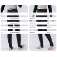 thumbnail image 3 of KAUOD Girls Fleece Thermal Tights Leggings Gym Workout Stretchy Yoga Pants Teen Kids Plain Winter Warm Ballet Dance Leggings, 3 of 9