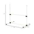 thumbnail image 2 of 4 Pcs Dog Agility Exercise Set  Portable Dog Agility Training Equipment with Adjustable Height Jump Bars  Durable Pet Outdoor Games with Carry Bag and Displacing Top Bar for Dog Agility C, 2 of 4