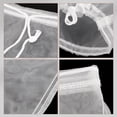 thumbnail image 3 of TAILTOSS 2Set Filter Bag Transparent 12x12 Inches Nylon For Cold Brew Coffee And Kitchen, 3 of 7
