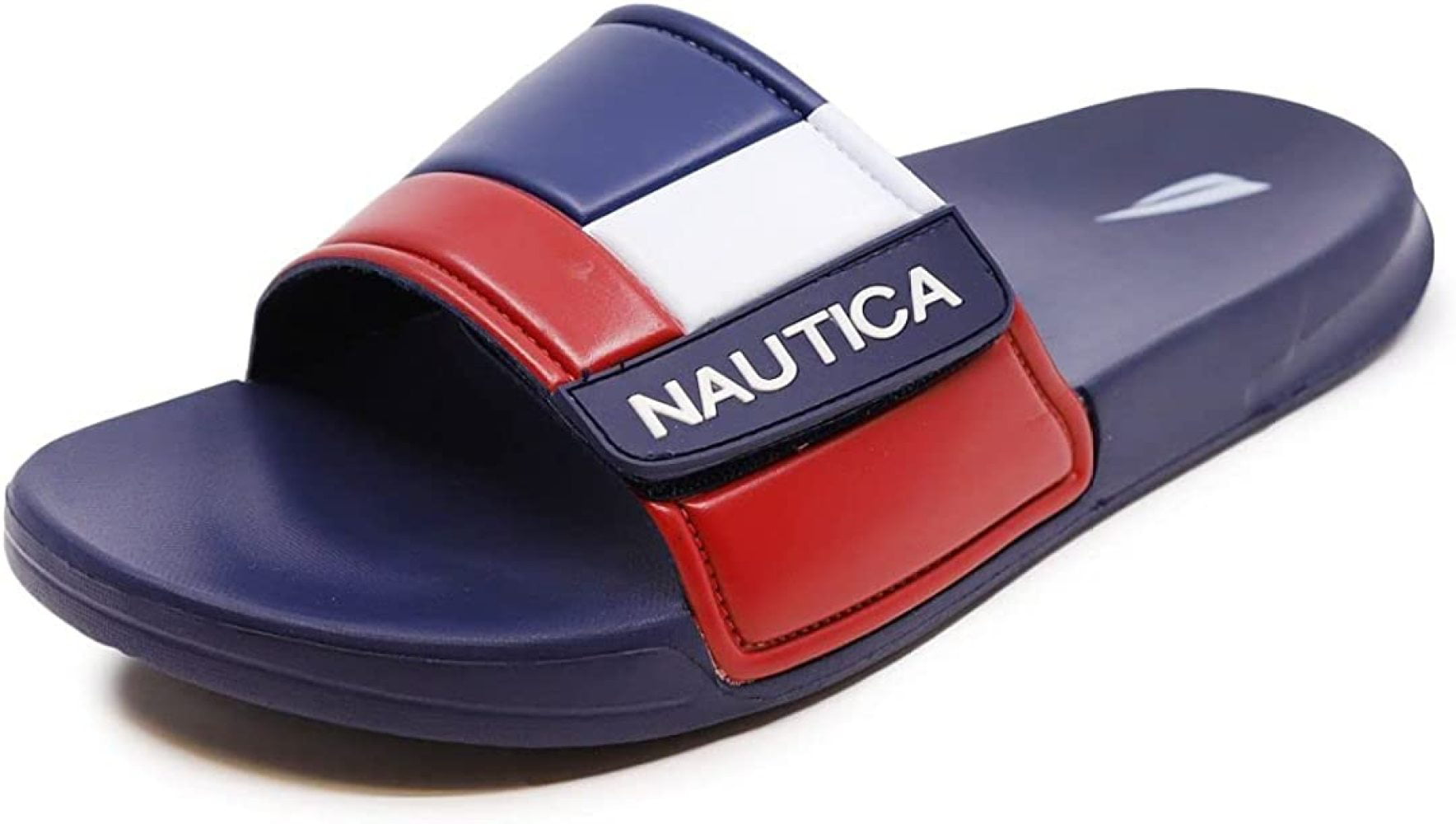 Adjustable Straps Comfort Sandal-Bower Nautica Men's Athletic Slide 