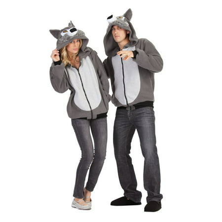 Adult Willie the Wolf Costume Hoodie