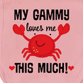 thumbnail image 3 of Inktastic Gammy Loves Me Grandchild Baby Burp Cloth, 3 of 3