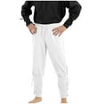 thumbnail image 2 of Styesk Men's Pants Men's Knight Retro Strap Medieval Renaissance Pants Drama Long Pants, 2 of 8