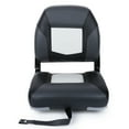 thumbnail image 2 of NORTHCAPTAIN Deluxe White/Charcoal/Black Low Back Folding Boat Seat, 2 Seats, 2 of 6