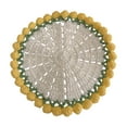 thumbnail image 1 of YWIYIUD 1PC 3.94inch Vintage Crochet Pattern Flower Bouquet Flower Insulation Pads Knitting Kit with Cotton Thread for Desktop Protection DIY Craft Accessories Tools Set and Home Decoration, 1 of 7
