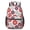 Geometric Flower and-1, variant on Geometric Flower and Daisy White 17" School Backpacks for Teens,Waterproof Oxford Fabric,S-Shape Padded Straps for School,Travel,Hiking,Camping