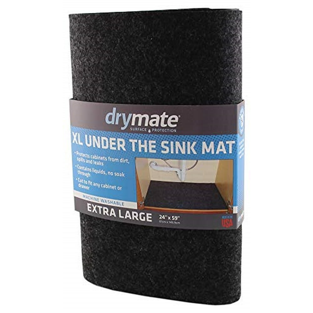 Drymate XL Under The Sink Mat (24â€ x 59â€ ), Premium Shelf Liner