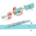 thumbnail image 4 of Didog Smooth PU Leather Custom Dog Collars with Rhinestone Personalized Name Letters, Fit Small Medium Dogs, 4 of 8