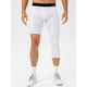 thumbnail image 4 of Pantalones cortos de hombre Mallas de una pierna para hombre para baloncesto bolsillos laterales entrenamiento físico medias de una sola pierna, 4 of 7
