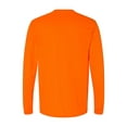 thumbnail image 3 of Gildan - DryBlend 50/50 Long Sleeve T-Shirt - 8400 - Safety Orange - Size: S, 3 of 3