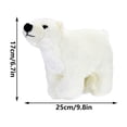 thumbnail image 3 of Christmas Polar Bear Stuffed Animal Set Plush White Polar Bears Cute Holiday Stuffed Animals for Xmas Stocking Stuffer Gift Party Decoration, 3 of 6
