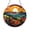 Acrylic 3.5 Inch, variant on Decorative Outdoor Window Art – Mountain Scene Stained Glass Look