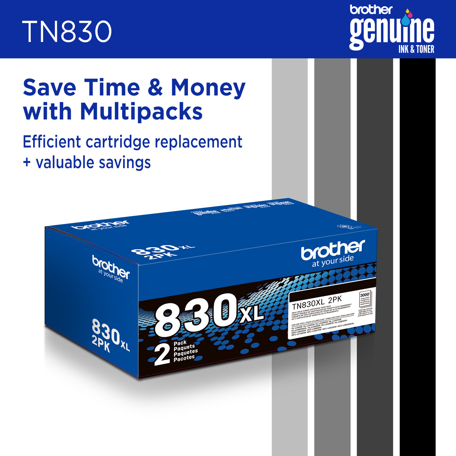 Brother Tn830 Standard Yield Black Toner Cartridge photo 7