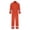 Orange, variant on YONGHS Men's Industrial Coverall Long Sleeve Zipper Workwear Mechanic Jumpsuit Overalls Orange-A 170/L