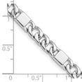 thumbnail image 5 of 14K White Gold 5.5mm Polished Fancy Link Bracelet, 5 of 5
