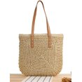 thumbnail image 3 of CoCopeaunts Tote Bag Women's Tote Handbags Handbags Satchel Bags Casual Tote Purse Straw Bag Shoulder Bag Stylish Hobo Bag Beach, 3 of 8