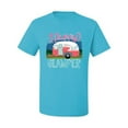 thumbnail image 3 of Happy Glamper | Fancy Camping Camper Van Caravan | Nature Lover Men's T-Shirt, Light Turquoise, 2XL, 3 of 5