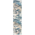 thumbnail image 2 of SAFAVIEH Calista Bevis Camouflage Runner Rug, Blue/Gray, 2'3" x 9', 2 of 11