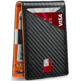 thumbnail image 1 of North Care Men's Wallet- RFID - Money Clip, Larger Capacity up to 12 Cards- Color Orange, 1 of 6