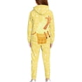 thumbnail image 2 of Uorisanigo Kid Boy Girl Outfit Cute Giraffe Yellow Long Sleeve Hood Pullover Sweatshirt + Athletic Cargo Jogger Sweatpants, Graphic Printed Hoodie & Pant Set of 2, 2 of 7