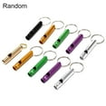 thumbnail image 2 of 10Pcs Outdoor Emergency Loud Sound Aluminum Alloy Survival Training Whistle Random Color, 2 of 9