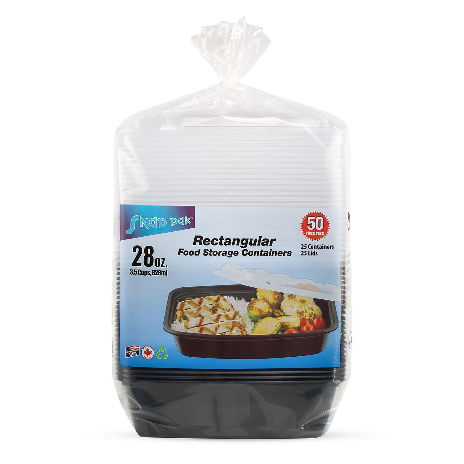 Snap Pak Food Storage Container (28oz., 50ct.)