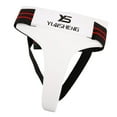 thumbnail image 3 of Supporter & Groin Cup Guard Boxing Shorts Thai caseing Thai - White, M M, 3 of 7